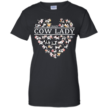 Load image into Gallery viewer, Crazy Cow Lady Funny Cow Lover Shirt VA01 - crazy-cow-lady-funny-cow-lover-shirt-va01-vivianstorescom-8