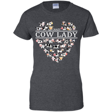 Load image into Gallery viewer, Crazy Cow Lady Funny Cow Lover Shirt VA01 - crazy-cow-lady-funny-cow-lover-shirt-va01-vivianstorescom-9