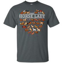 Load image into Gallery viewer, Crazy Horse Lady Funny Horse Lover Shirt VA01 - crazy-horse-lady-funny-horse-lover-shirt-va01-vivianstorescom-3