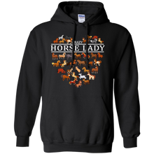 Load image into Gallery viewer, Crazy Horse Lady Funny Horse Lover Shirt VA01 - crazy-horse-lady-funny-horse-lover-shirt-va01-vivianstorescom-4