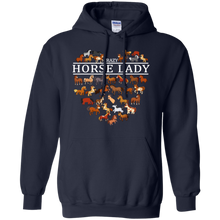 Load image into Gallery viewer, Crazy Horse Lady Funny Horse Lover Shirt VA01 - crazy-horse-lady-funny-horse-lover-shirt-va01-vivianstorescom-5