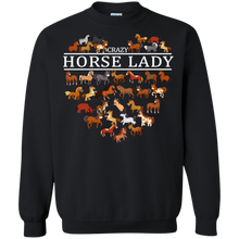 Load image into Gallery viewer, Crazy Horse Lady Funny Horse Lover Shirt VA01 - crazy-horse-lady-funny-horse-lover-shirt-va01-vivianstorescom-6