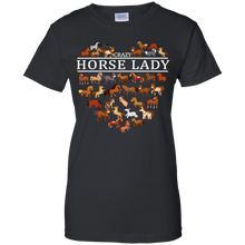 Load image into Gallery viewer, Crazy Horse Lady Funny Horse Lover Shirt VA01 - crazy-horse-lady-funny-horse-lover-shirt-va01-vivianstorescom-8