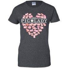 Load image into Gallery viewer, Crazy Pig Lady Funny Pig Lover Shirt VA01 - crazy-pig-lady-funny-pig-lover-shirt-va01-vivianstorescom-9