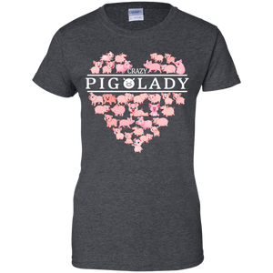 Crazy Pig Lady Funny Pig Lover Shirt VA01 - crazy-pig-lady-funny-pig-lover-shirt-va01-vivianstorescom-9