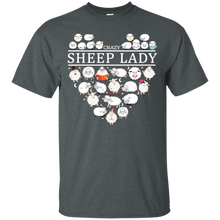 Load image into Gallery viewer, Crazy Sheep Lady Funny Sheep Lover Shirt VA01 - crazy-sheep-lady-funny-sheep-lover-shirt-va01-vivianstorescom-3