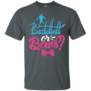 Cute Basketball or Bows Gender Reveal Party Shirt KA01 - cute-basketball-or-bows-gender-reveal-party-shirt-ka01-vivianstorescom-2