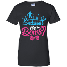 Load image into Gallery viewer, Cute Basketball or Bows Gender Reveal Party Shirt KA01 - cute-basketball-or-bows-gender-reveal-party-shirt-ka01-vivianstorescom-8