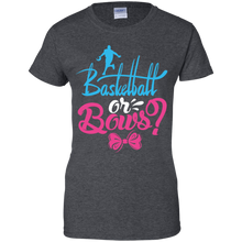 Load image into Gallery viewer, Cute Basketball or Bows Gender Reveal Party Shirt KA01 - cute-basketball-or-bows-gender-reveal-party-shirt-ka01-vivianstorescom-9