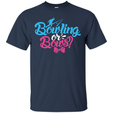 Load image into Gallery viewer, Cute Bowling or Bows Gender Reveal Party Shirt KA01 - cute-bowling-or-bows-gender-reveal-party-shirt-ka01-vivianstorescom-2