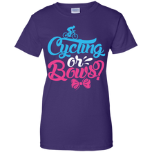 Load image into Gallery viewer, Cute Cycling or Bows Gender Reveal Party Shirt KA01 - cute-cycling-or-bows-gender-reveal-party-shirt-ka01-vivianstorescom-10