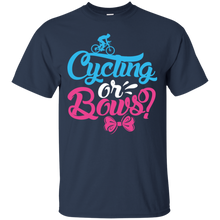 Load image into Gallery viewer, Cute Cycling or Bows Gender Reveal Party Shirt KA01 - cute-cycling-or-bows-gender-reveal-party-shirt-ka01-vivianstorescom-2