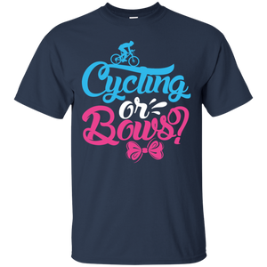 Cute Cycling or Bows Gender Reveal Party Shirt KA01 - cute-cycling-or-bows-gender-reveal-party-shirt-ka01-vivianstorescom-2