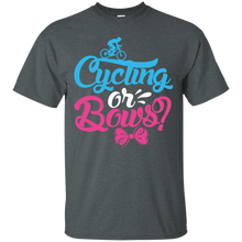 Load image into Gallery viewer, Cute Cycling or Bows Gender Reveal Party Shirt KA01 - cute-cycling-or-bows-gender-reveal-party-shirt-ka01-vivianstorescom-3