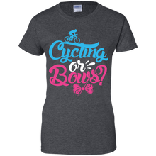 Load image into Gallery viewer, Cute Cycling or Bows Gender Reveal Party Shirt KA01 - cute-cycling-or-bows-gender-reveal-party-shirt-ka01-vivianstorescom-9