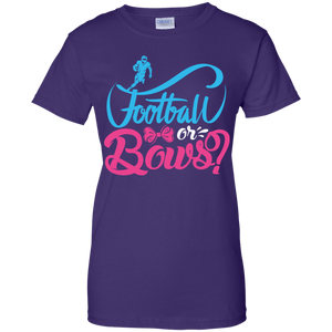 Cute Football or Bows Gender Reveal Party Shirt KA01 - cute-football-or-bows-gender-reveal-party-shirt-ka01-vivianstorescom-10