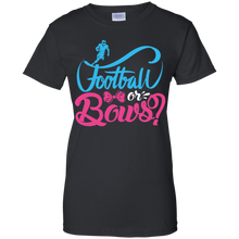 Load image into Gallery viewer, Cute Football or Bows Gender Reveal Party Shirt KA01 - cute-football-or-bows-gender-reveal-party-shirt-ka01-vivianstorescom-8