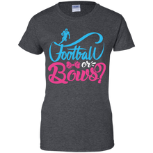 Load image into Gallery viewer, Cute Football or Bows Gender Reveal Party Shirt KA01 - cute-football-or-bows-gender-reveal-party-shirt-ka01-vivianstorescom-9