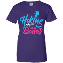 Load image into Gallery viewer, Cute Hiking or Bows Gender Reveal Party Shirt KA01 - cute-hiking-or-bows-gender-reveal-party-shirt-ka01-vivianstorescom-10