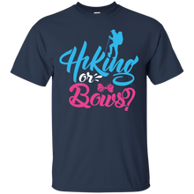 Load image into Gallery viewer, Cute Hiking or Bows Gender Reveal Party Shirt KA01 - cute-hiking-or-bows-gender-reveal-party-shirt-ka01-vivianstorescom-2