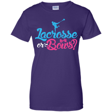 Load image into Gallery viewer, Cute Lacrosse or Bows Gender Reveal Party Shirt KA01 - cute-lacrosse-or-bows-gender-reveal-party-shirt-ka01-vivianstorescom-10