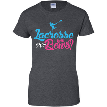 Load image into Gallery viewer, Cute Lacrosse or Bows Gender Reveal Party Shirt KA01 - cute-lacrosse-or-bows-gender-reveal-party-shirt-ka01-vivianstorescom-9