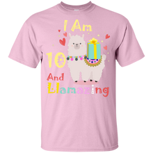 Load image into Gallery viewer, Cute Llamazing Llama Amazing 10th Birthday Shirt KA01 - cute-llamazing-llama-amazing-10th-birthday-shirt-ka01-vivianstorescom-2