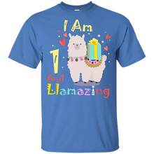 Load image into Gallery viewer, Cute Llamazing Llama Amazing 1st Birthday Shirt KA01 - cute-llamazing-llama-amazing-1st-birthday-shirt-ka01-vivianstorescom-6