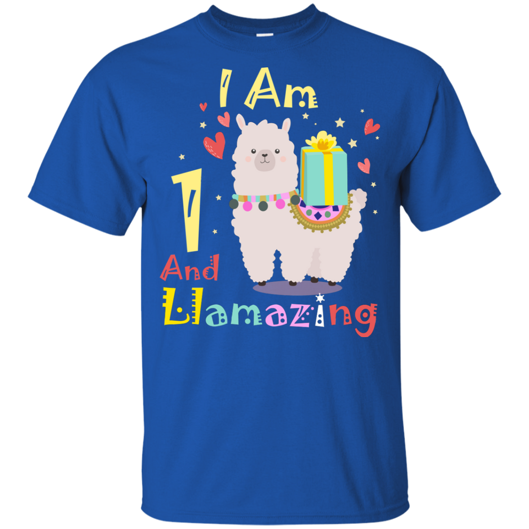 Cute Llamazing Llama Amazing 1st Birthday Shirt KA01 - cute-llamazing-llama-amazing-1st-birthday-shirt-ka01-vivianstorescom