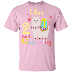 Cute Llamazing Llama Amazing 2nd Birthday Shirt KA01 - cute-llamazing-llama-amazing-2nd-birthday-shirt-ka01-vivianstorescom-2