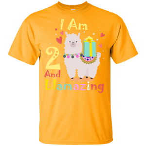 Cute Llamazing Llama Amazing 2nd Birthday Shirt KA01 - cute-llamazing-llama-amazing-2nd-birthday-shirt-ka01-vivianstorescom-4