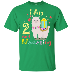 Cute Llamazing Llama Amazing 2nd Birthday Shirt KA01 - cute-llamazing-llama-amazing-2nd-birthday-shirt-ka01-vivianstorescom-5