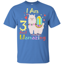 Load image into Gallery viewer, Cute Llamazing Llama Amazing 3rd Birthday Shirt KA01 - cute-llamazing-llama-amazing-3rd-birthday-shirt-ka01-vivianstorescom-6