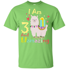 Load image into Gallery viewer, Cute Llamazing Llama Amazing 3rd Birthday Shirt KA01 - cute-llamazing-llama-amazing-3rd-birthday-shirt-ka01-vivianstorescom-7