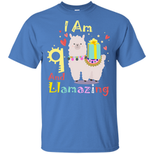 Load image into Gallery viewer, Cute Llamazing Llama Amazing 9th Birthday Shirt KA01 - cute-llamazing-llama-amazing-9th-birthday-shirt-ka01-vivianstorescom-5