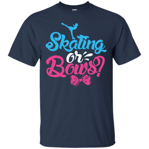 Cute Skating or Bows Gender Reveal Party Shirt KA01 - cute-skating-or-bows-gender-reveal-party-shirt-ka01-vivianstorescom-2