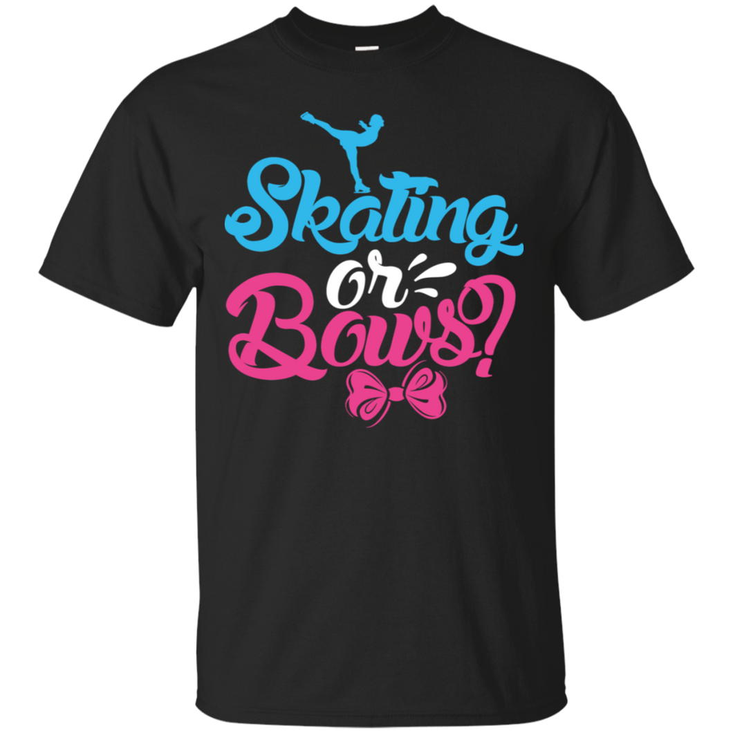 Cute Skating or Bows Gender Reveal Party Shirt KA01 - cute-skating-or-bows-gender-reveal-party-shirt-ka01-vivianstorescom