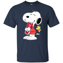 Load image into Gallery viewer, Cute Snoopy Hug Coca Cola Can Funny Drinking Shirt KA01 - cute-snoopy-hug-coca-cola-can-funny-drinking-shirt-ka01-vivianstorescom-2