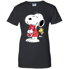 Load image into Gallery viewer, Cute Snoopy Hug Coca Cola Can Funny Drinking Shirt KA01 - cute-snoopy-hug-coca-cola-can-funny-drinking-shirt-ka01-vivianstorescom-6