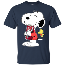 Load image into Gallery viewer, Cute Snoopy Hug Dr Pepper Can Funny Drinking Shirt KA01 - cute-snoopy-hug-dr-pepper-can-funny-drinking-shirt-ka01-vivianstorescom-2