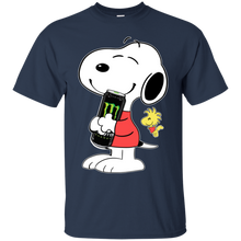 Load image into Gallery viewer, Cute Snoopy Hug Monster Can Funny Drinking Shirt KA01 - cute-snoopy-hug-monster-can-funny-drinking-shirt-ka01-vivianstorescom-2
