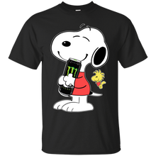 Load image into Gallery viewer, Cute Snoopy Hug Monster Can Funny Drinking Shirt KA01 - cute-snoopy-hug-monster-can-funny-drinking-shirt-ka01-vivianstorescom