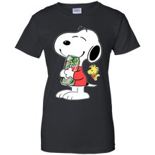 Load image into Gallery viewer, Cute Snoopy Hug Mountain Dew Can Funny Drinking Shirt KA01 - cute-snoopy-hug-mountain-dew-can-funny-drinking-shirt-ka01-vivianstorescom-7