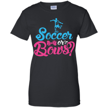 Load image into Gallery viewer, Cute Soccer or Bows Gender Reveal Party Shirt KA01 - cute-soccer-or-bows-gender-reveal-party-shirt-ka01-vivianstorescom-8