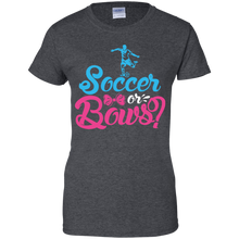 Load image into Gallery viewer, Cute Soccer or Bows Gender Reveal Party Shirt KA01 - cute-soccer-or-bows-gender-reveal-party-shirt-ka01-vivianstorescom-9