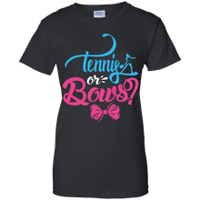 Load image into Gallery viewer, Cute Tennis or Bows Gender Reveal Party Shirt KA01 - cute-tennis-or-bows-gender-reveal-party-shirt-ka01-vivianstorescom-8