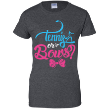 Load image into Gallery viewer, Cute Tennis or Bows Gender Reveal Party Shirt KA01 - cute-tennis-or-bows-gender-reveal-party-shirt-ka01-vivianstorescom-9