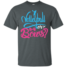 Load image into Gallery viewer, Cute Volleyball or Bows Gender Reveal Party Shirt KA01 - cute-volleyball-or-bows-gender-reveal-party-shirt-ka01-vivianstorescom-3