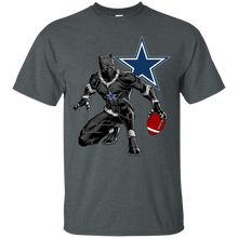 Load image into Gallery viewer, Dallas Cowboys Football Black Panther T-Shirt - dallas-cowboys-football-black-panther-t-shirt-vivianstorescom-2