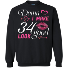 Load image into Gallery viewer, Damn I Make 34 Birthday Look Good T-shirt HA01 - damn-i-make-34-birthday-look-good-t-shirt-ha01-vivianstorescom-5